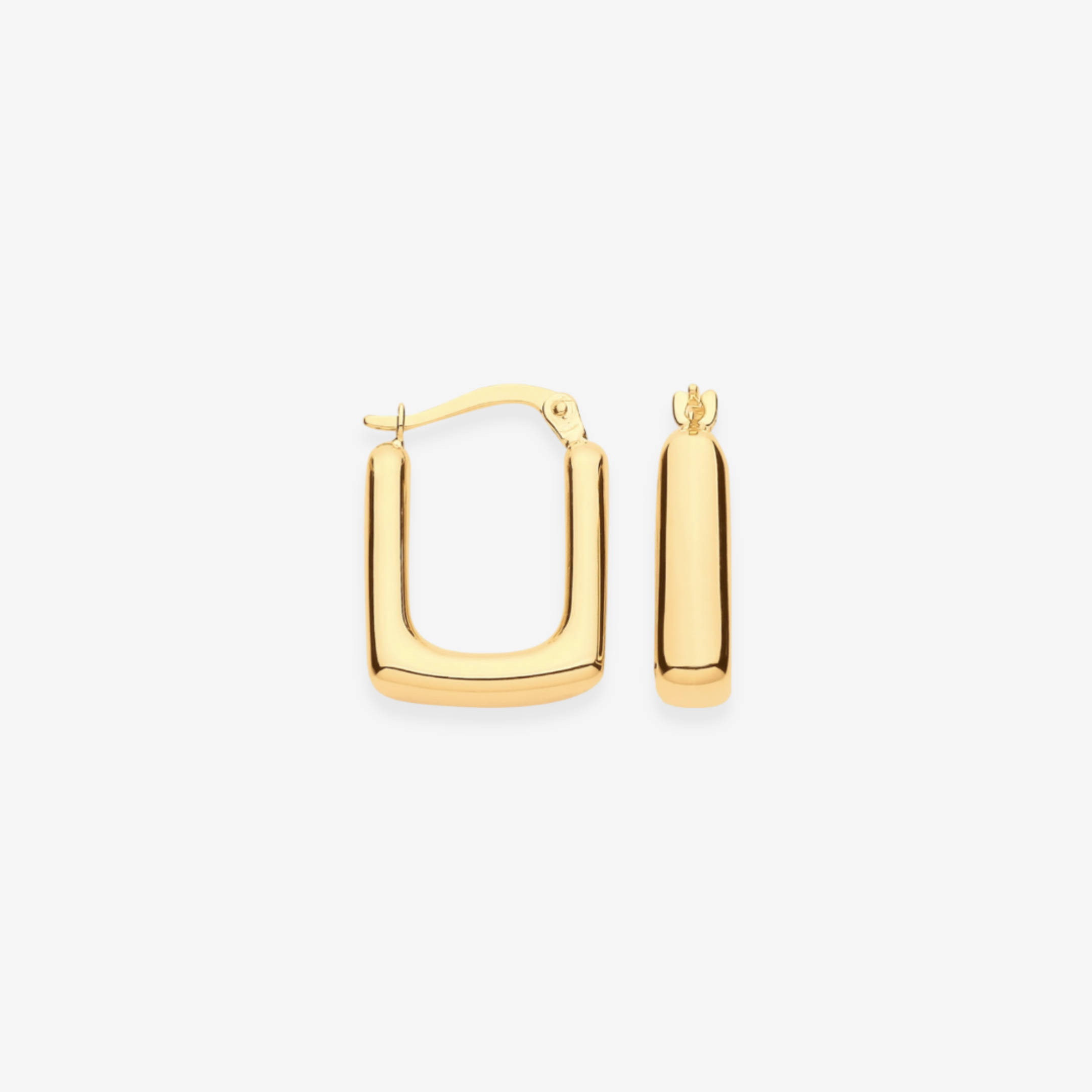 Bold Square Hoops
