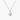 Sterling silver teardrop pearl necklace with cubic zirconia pendant – elegant gifts for her by Sapphire Jewellers Coventry