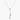Sterling silver droplet lariat necklace with cubic zirconia pendant – elegant gifts for her by Sapphire Jewellers Coventry