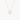 Mother of Pearl Elysian Clover Necklet - Gold Tone